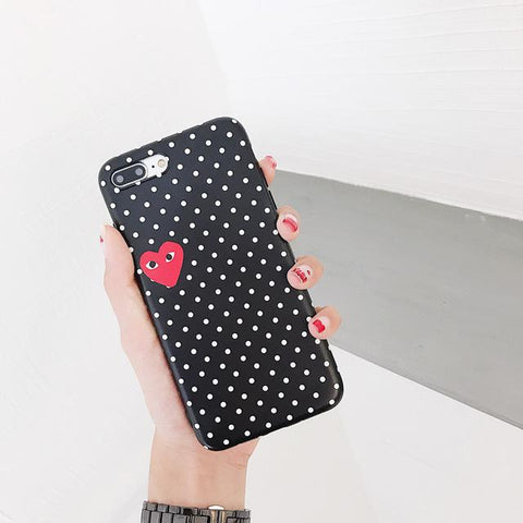Black Dotted Phonecase