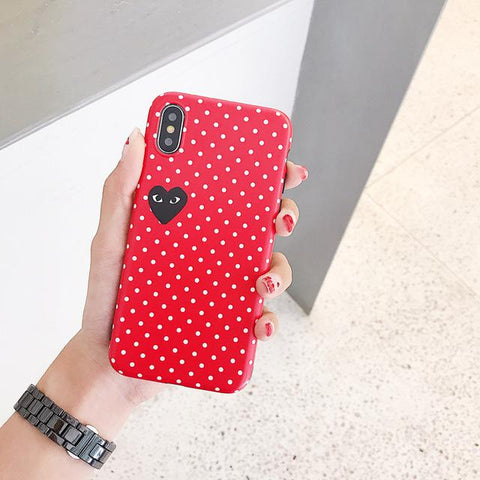 Red Dotted Phonecase